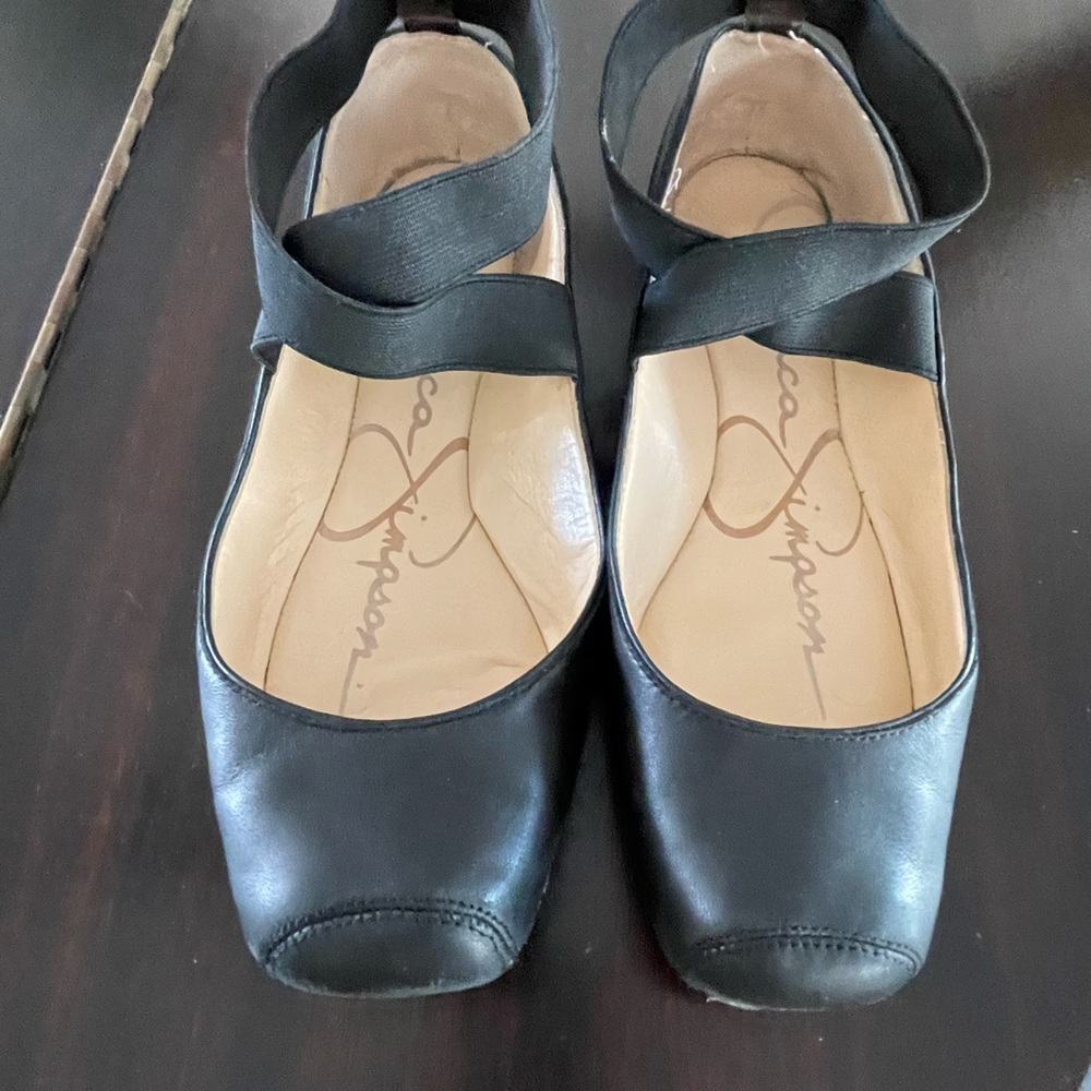 Jessica Simpson Black Ballet Flats Size 7.5